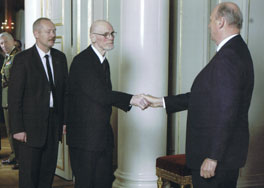 Karl Eilertsen hos Kong Harald