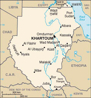 Sudan-kart